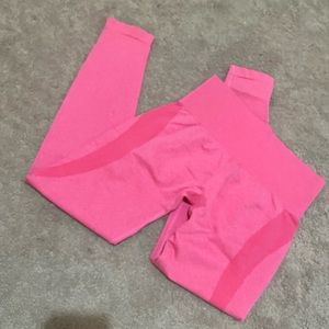 NVGTN HOT PINK CONTOUR SEAMLESS LEGGINGS
